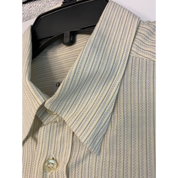 Giorgio Armani Le Collezioni Mens Striped Button-Down Shirt Size 41/16 L RP10505 - Picture 5 of 6
